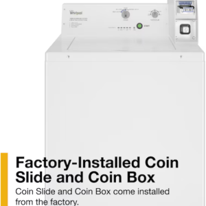 Whirlpool Commercial 3.2 cu ft Coin-Operated Top load Commercial Washer ( White )
