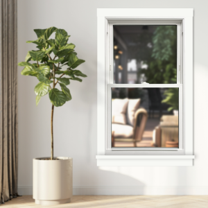 North ProSeries 7400 Vinyl Replacement Window 24" x 36" (White) - No Grilles