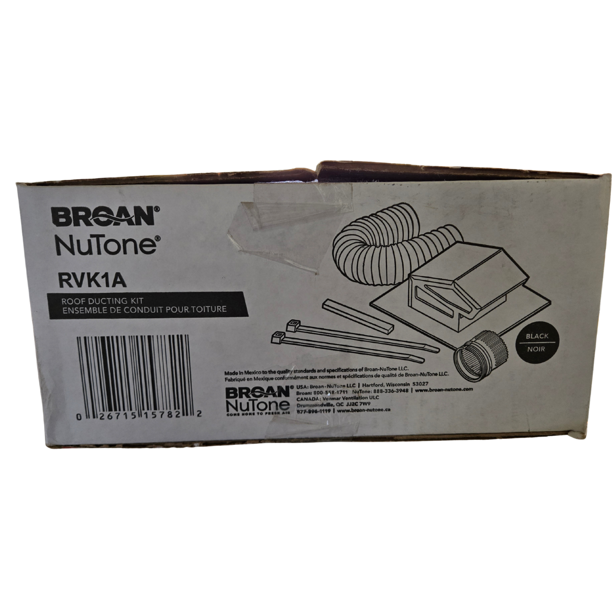 Broan® Roof Vent Kit, 8-Foot of 4-Inch flexible aluminum duct - Image 5