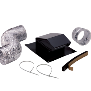 Broan® Roof Vent Kit, 8-Foot of 4-Inch flexible aluminum duct