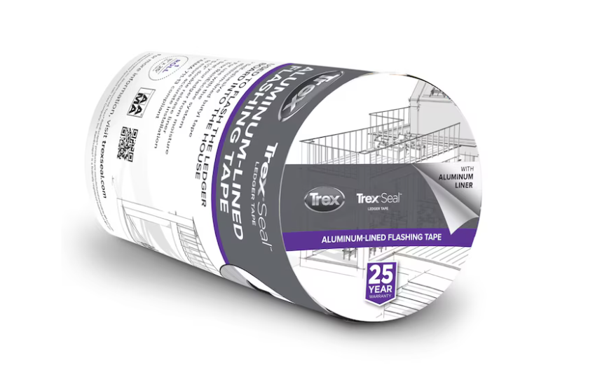 Trex Seal Ledger 11-in x 50-ft Butyl Deck Tape - Image 9