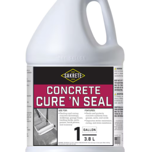 Sakrete Cure 'N Seal 1-Gallon (128 fl. oz.) Concrete Resurfacer & Sealer