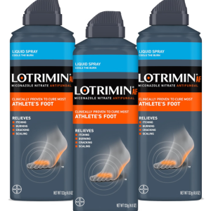 Lotrimin AF Athlete's Foot Liquid Spray Miconazole Nitrate 4.6oz 3-Pack