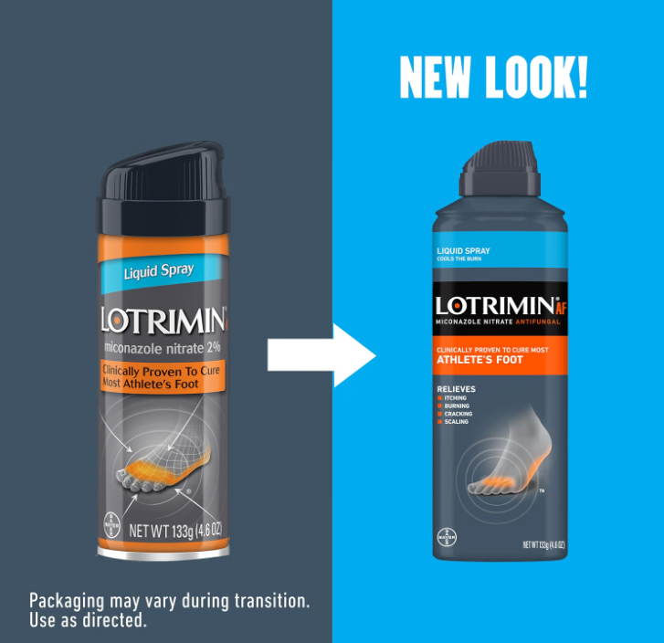 Lotrimin AF Athlete's Foot Liquid Spray Miconazole Nitrate 4.6oz 3-Pack - Image 4