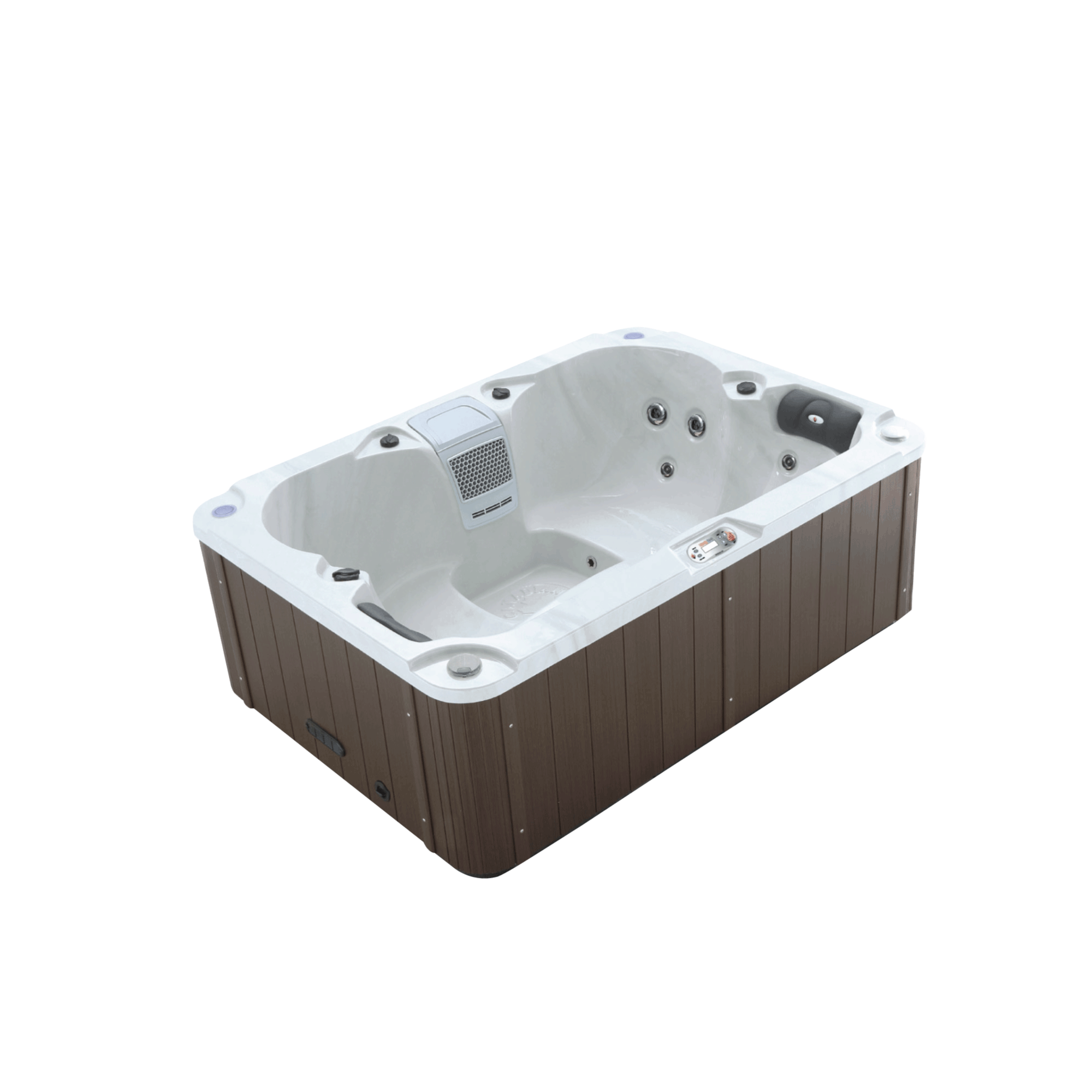 Liberty Spas LYS4000 4-Person Plug and Play 120V/240V Hot Tub Spa KH-10205 Overhead Shell & 20 Jets Layout