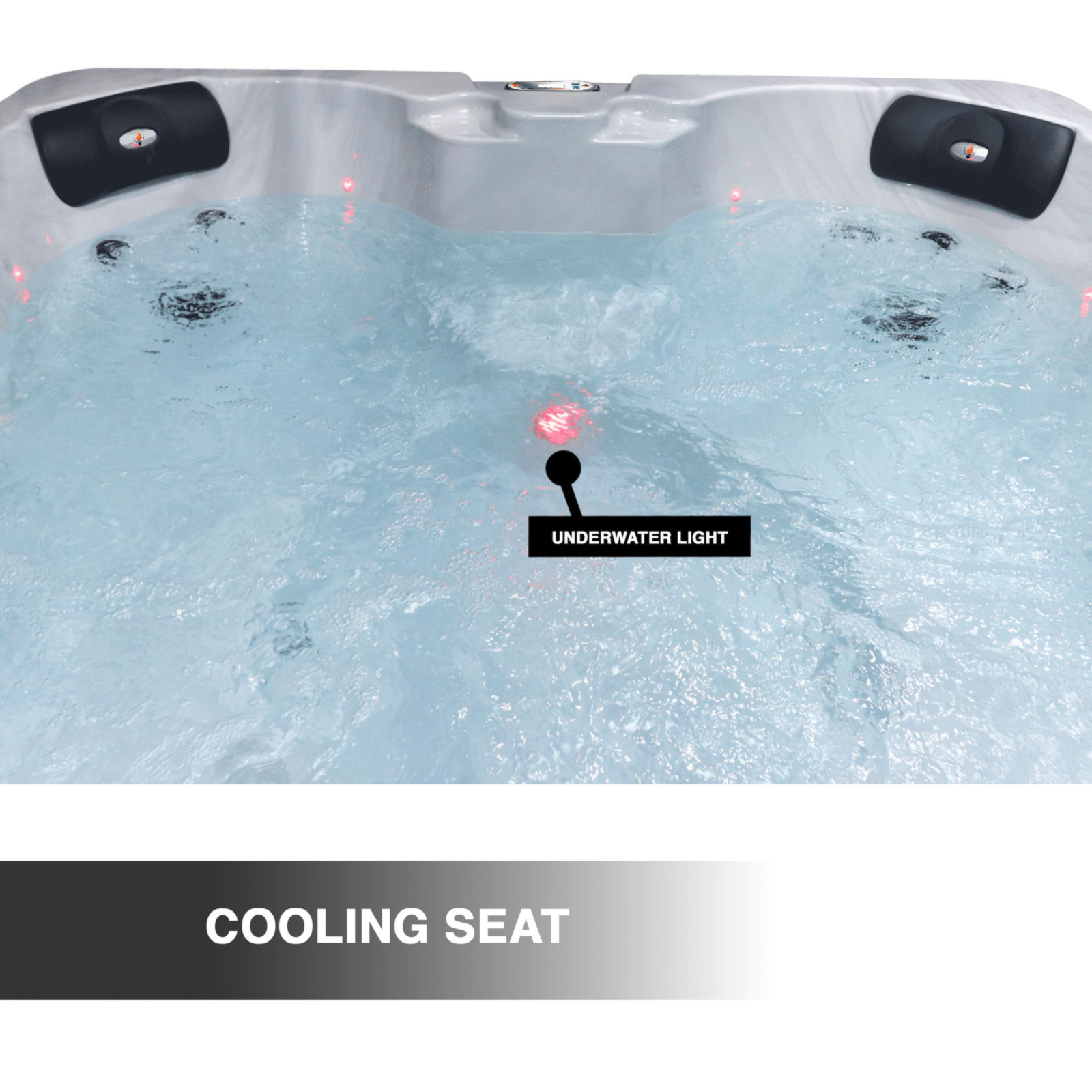 Liberty Spas LYS4500 5-Person Plug and Play 120V Hot Tub Spa KH-10200 Backyard Patio Lifestyle View