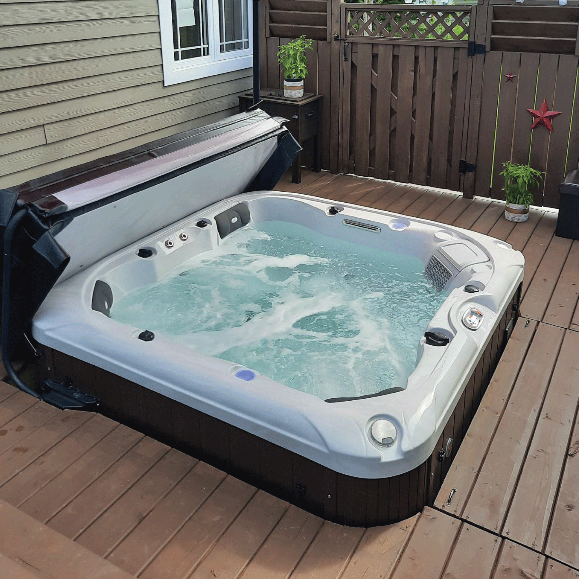 Liberty Spas LYS5000 6-Person 240V Luxury Hot Tub Spa KH-10206 Dimensions & Seating Diagram