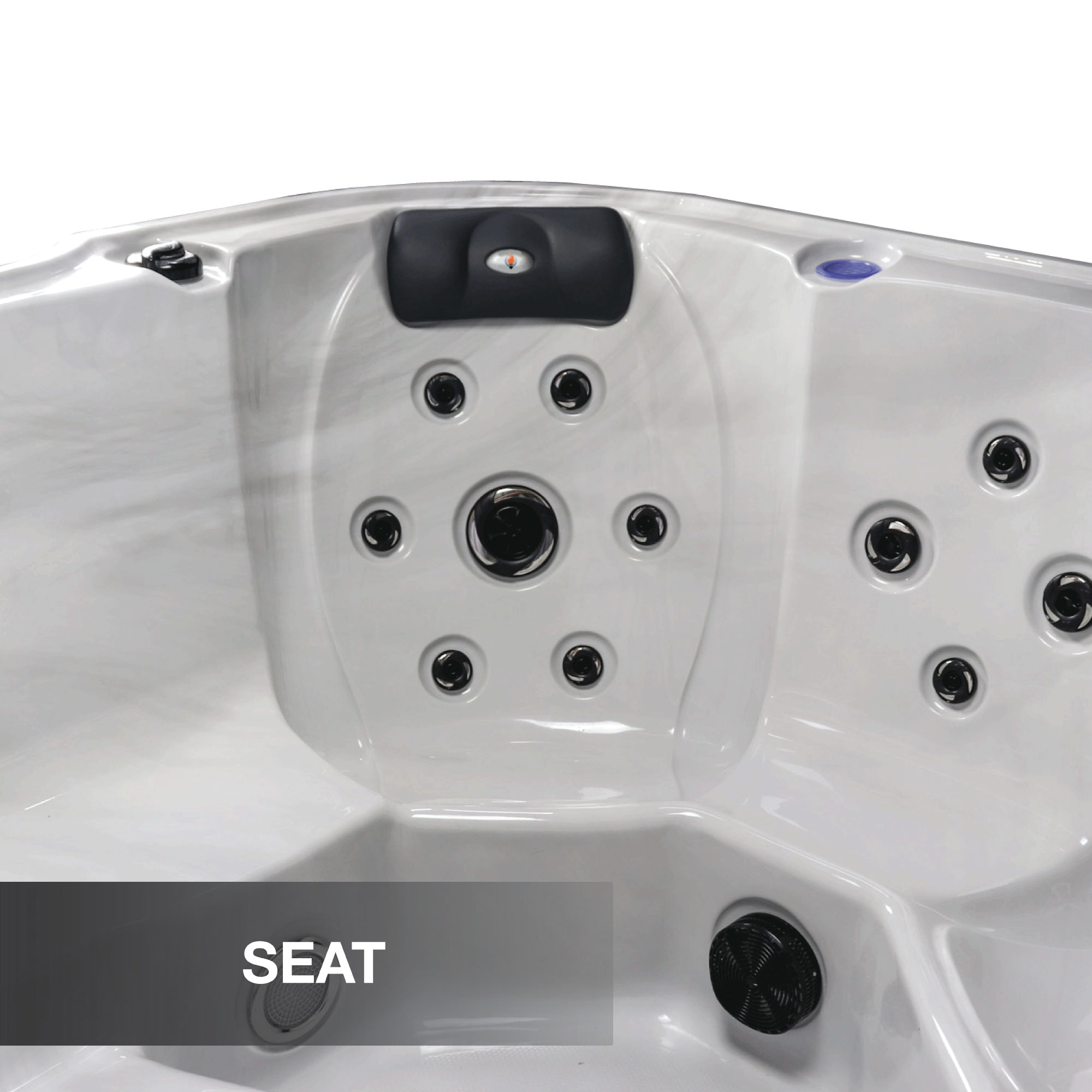 Liberty Spas LYS5000 6-Person 240V Luxury Hot Tub Spa KH-10206 Cascading Waterfall & LED Lighting