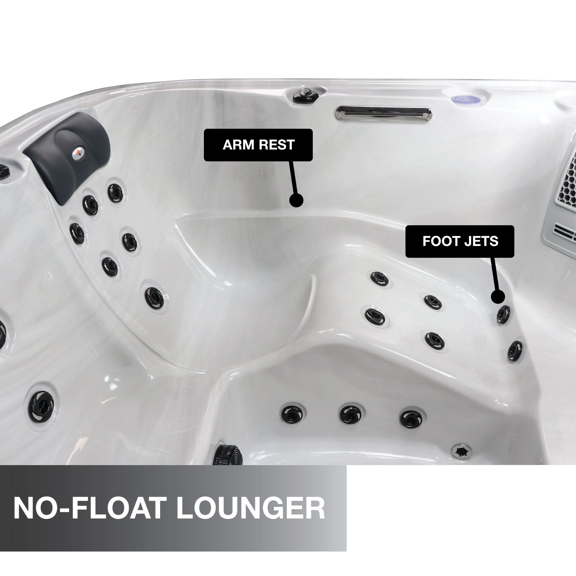 Liberty Spas LYS5000 6-Person 240V Luxury Hot Tub Spa KH-10206 Digital Topside Control Panel