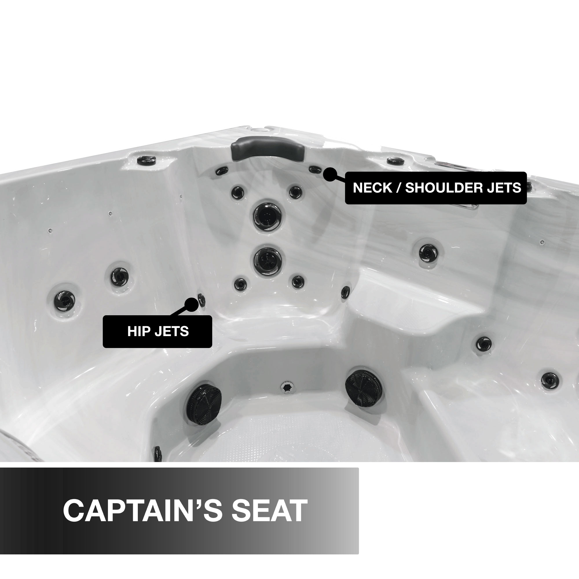 Liberty Spas LYS7000 7-Person 240V Luxury Hot Tub Spa KH-10208 Backyard Patio Lifestyle View