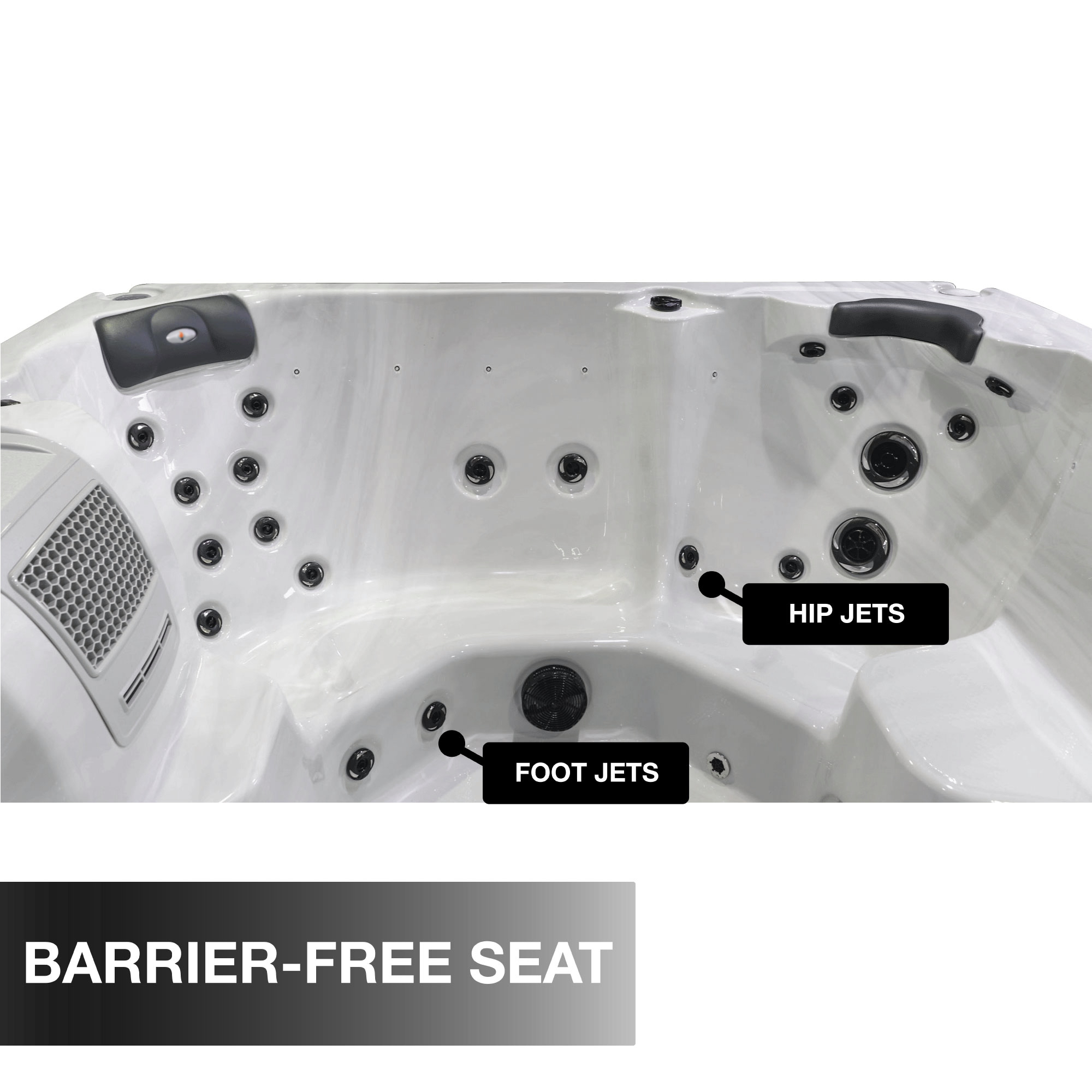Liberty Spas LYS7000 7-Person 240V Luxury Hot Tub Spa KH-10208 Cascading Waterfall & LED Lighting