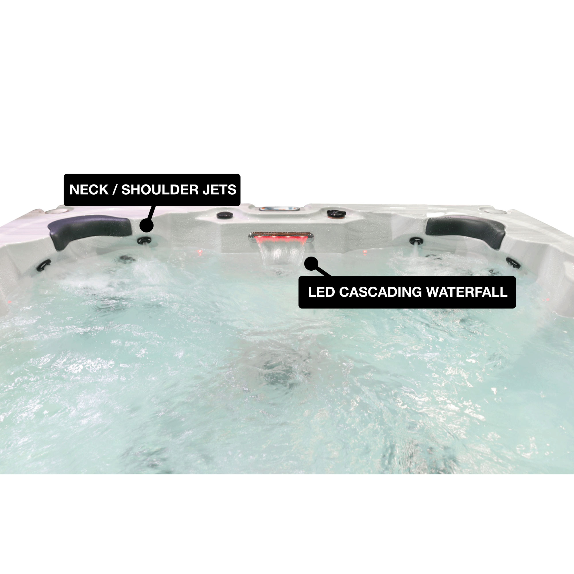Liberty Spas LYS7000 7-Person 240V Luxury Hot Tub Spa KH-10208 Built-In Bluetooth Audio Speaker
