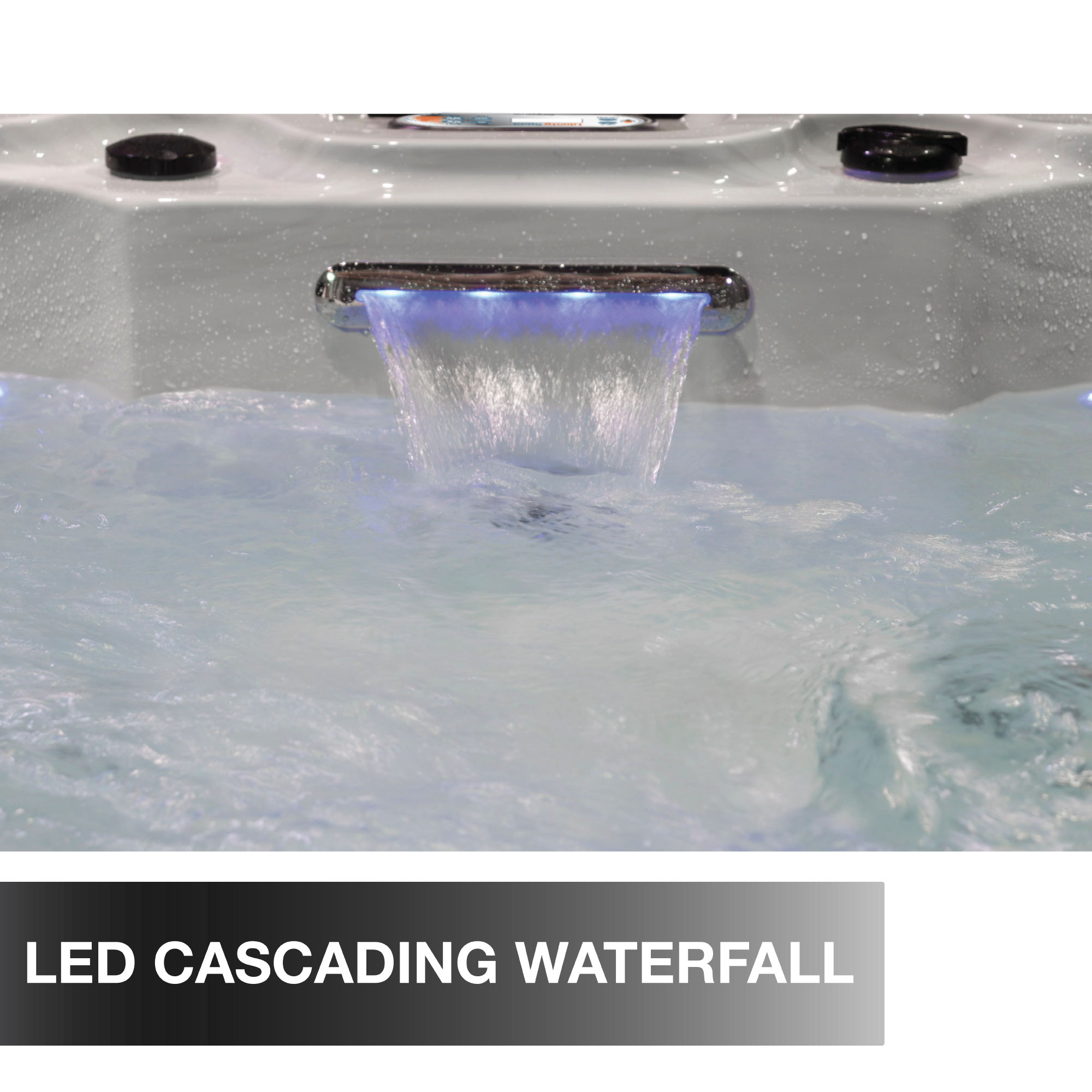 Liberty Spas LYS7000 7-Person 240V Luxury Hot Tub Spa KH-10208 Adjustable Stainless Hydrotherapy Jets