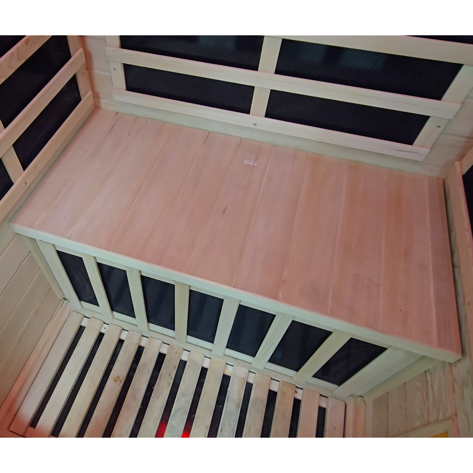 Sweat Therapy Tremblant 1-Person Far Infrared Sauna KY-10024 Open Door Interior View